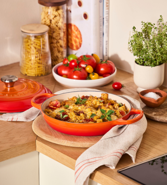 Spicy Tomato and Chorizo Macaroni and Cheese